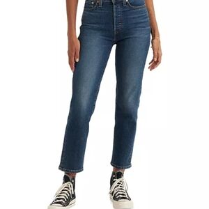 Levi's Women's Dark Blue Ankle Jeans